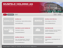 Tablet Screenshot of musfeld.ch